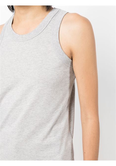 Grey round-neck tank top Loulou Studio - women LOULOU DE SAISON | POSOGRYMLNG